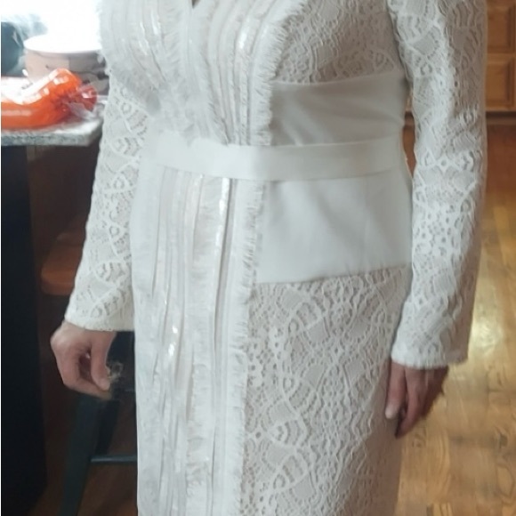 Tadashi Shoji Vow Renewal, 2nd Marriage, Anniversary Party, or Wedding Dress - Picture 6 of 14